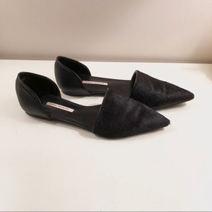 Zara Shoes - Zara Black Calf Hair d’Orsay Flats Zara Shoes - Zara Black Calf Hair d’Orsay Flats